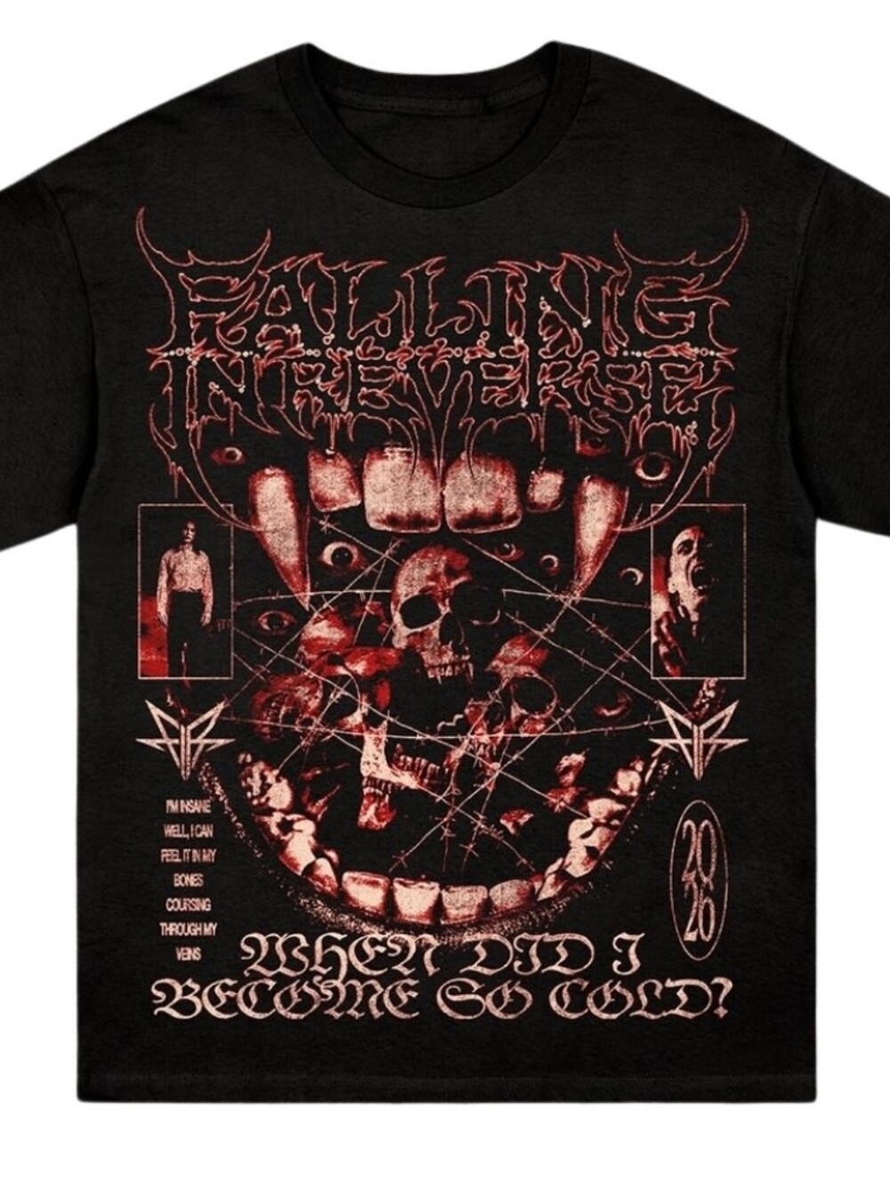 NWoT Falling In Reverse Im Not A Vampire - 2026 Whatnot Stream-a-thon Exclusive